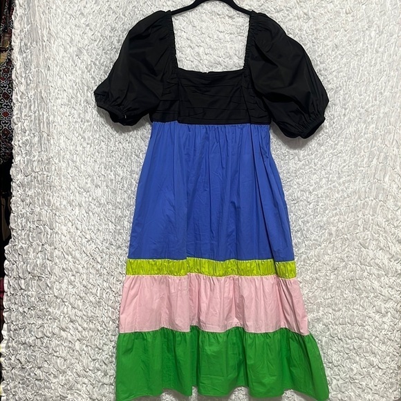 CROSBY BY MOLLIE BURCH COLOR-BLOCK EDEN DRESS, SIZE M - Picture 2 of 7